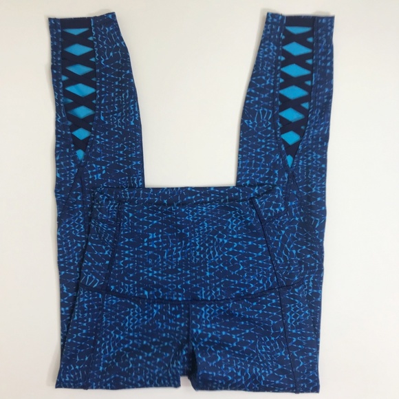 lululemon athletica Pants - Lululemon Print Strapy Leg Workout Legging 4